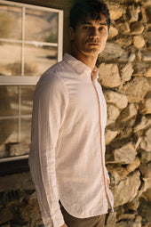The Ripper Double Gauze Organic Cotton Shirt - Fresh Pink