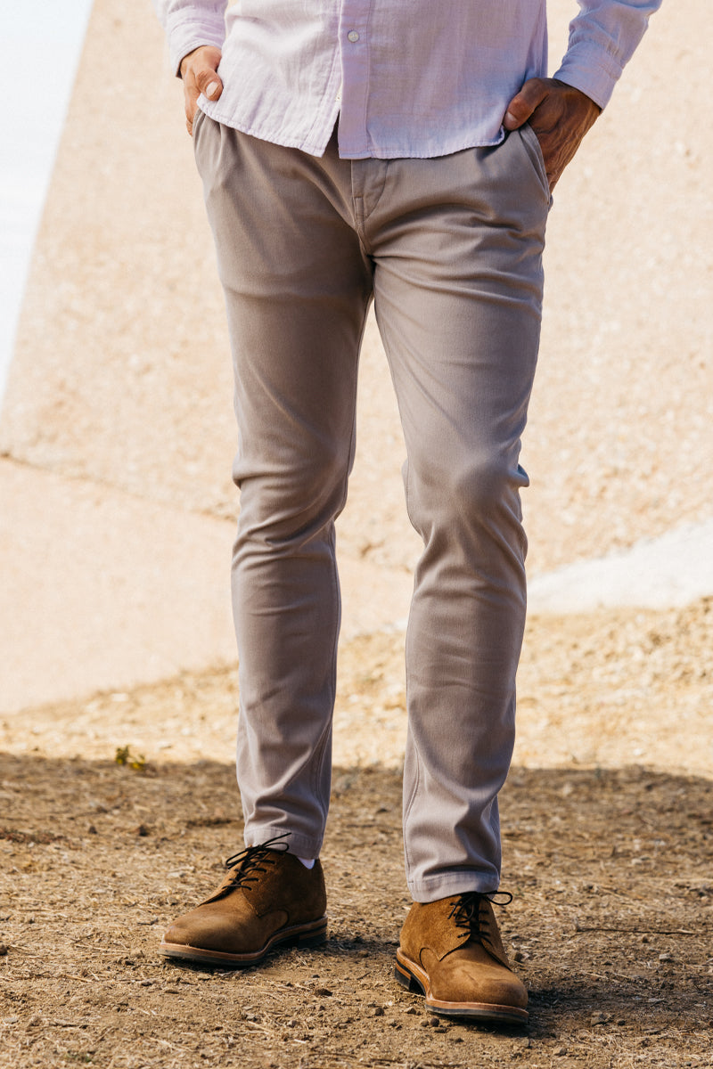 The Axe Slim Denit® Chino - Sand beige - 38