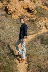 The Ripper Double Gauze Organic Cotton Shirt - Navy