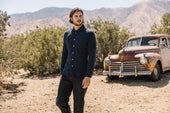 The Ripper Double Gauze Organic Cotton Shirt - Navy