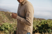 The Ripper Double Gauze Organic Cotton Shirt - Sand