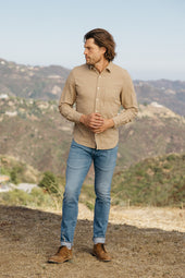 The Ripper Double Gauze Organic Cotton Shirt - Sand