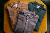 The Ripper Double Gauze Organic Cotton Shirt - Plum