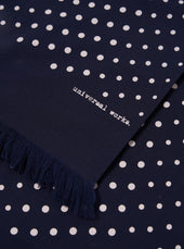 Dot Print Short Scarf