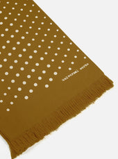 Dot Print Short Scarf