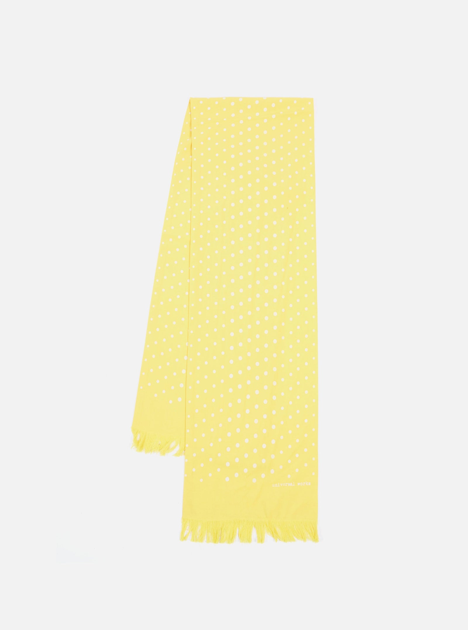 Dot Print Short Scarf