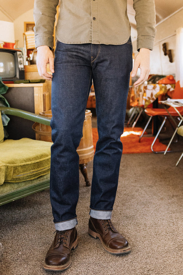 The Pen Slim - Indigo Raw 17.5oz Mammoth Selvedge - 40