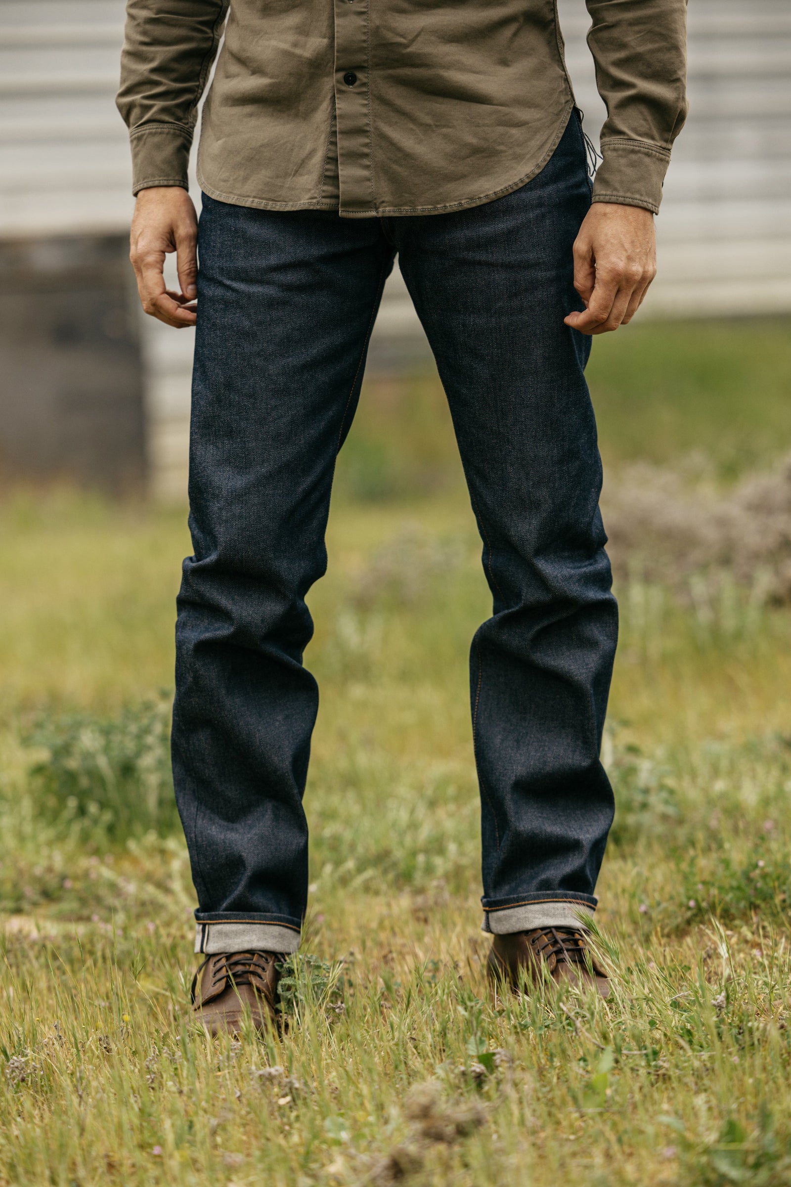 The Hammer Straight Natural Slub Indigo - Raw 12.5oz Selvedge - 38