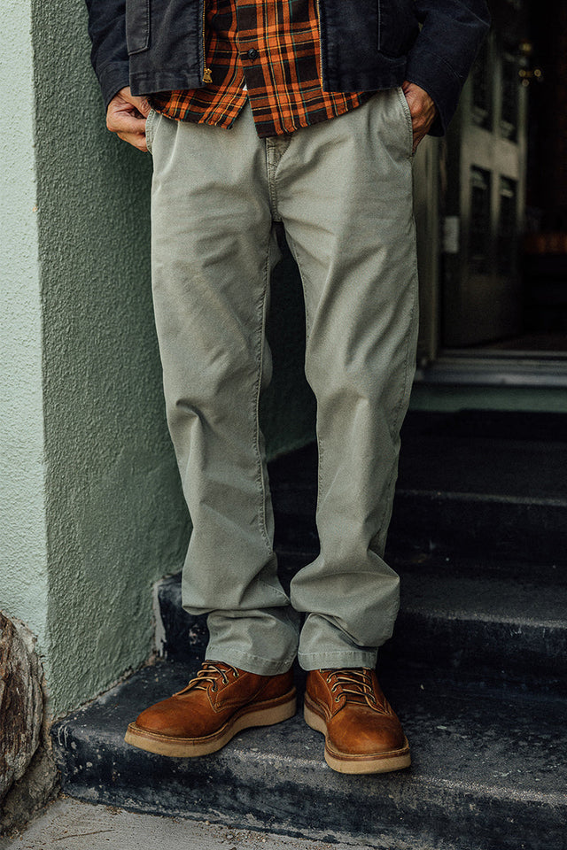 The Pipe Straight Oxford Chino - Sandstone - 38