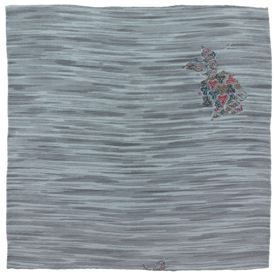 Vintage Kimono Silk Pocket Square