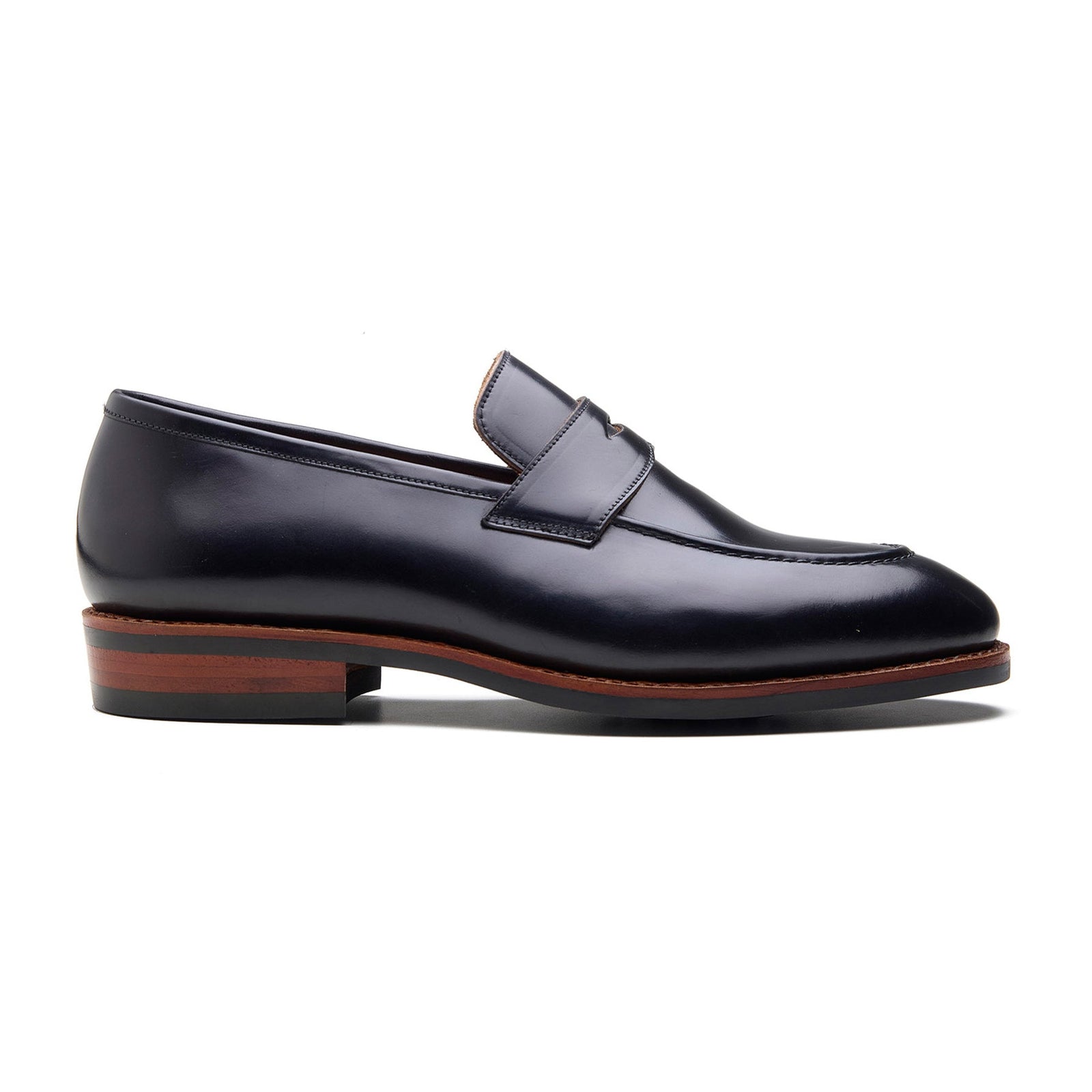 Aurus Penny Loafer Rocado Shell Cordovan Hand Welted Cordovan Series