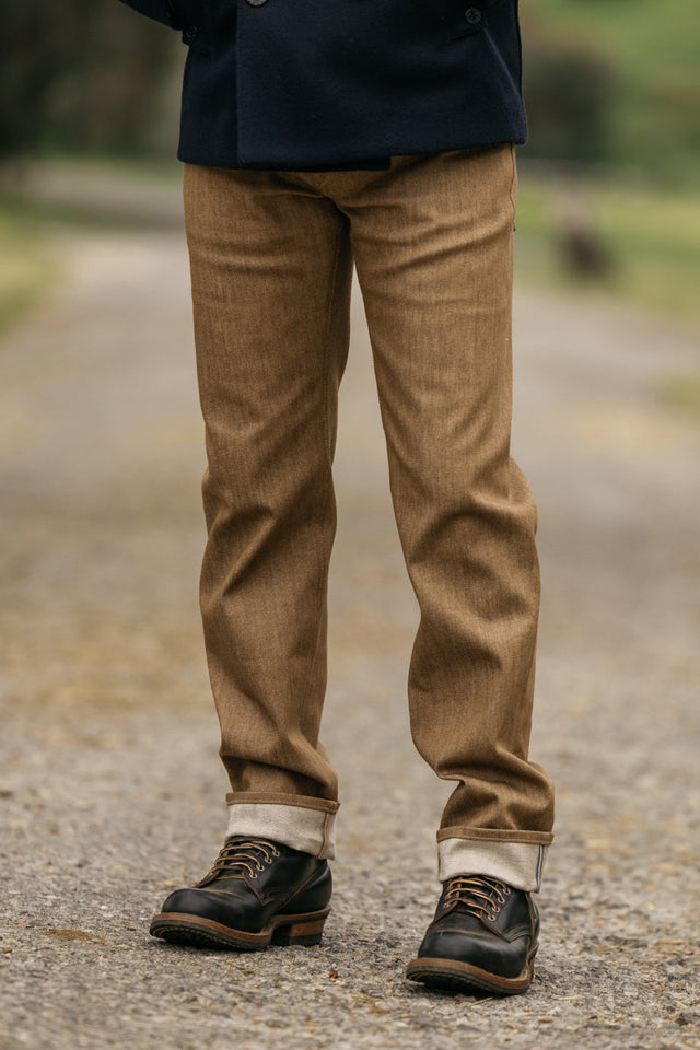 The Hammer Straight - Copper Raw 10.5oz Selvedge - 40