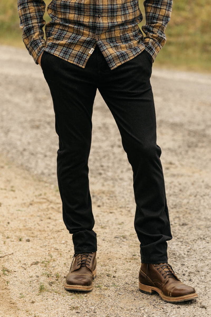 The Axe Slim Denit® Chino - Black - 38