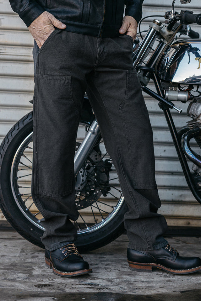 The Double Knee Pants Classic Straight - Concrete - 40