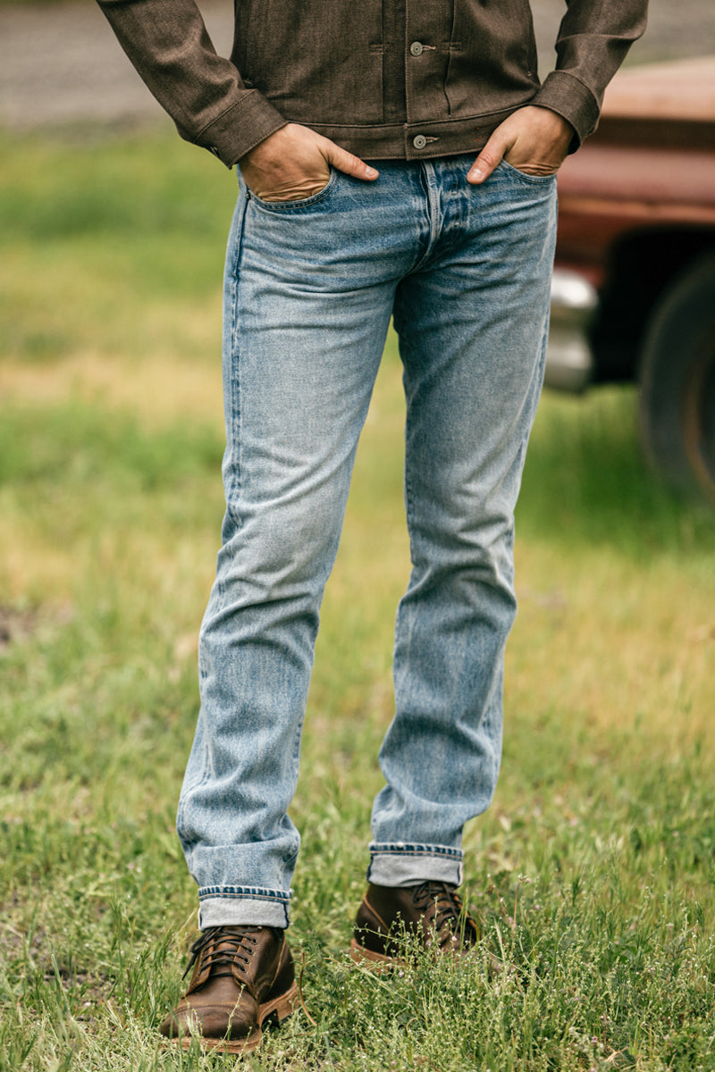 The Pen Slim Natural Slub Indigo - Lou 12.5oz Selvedge - 38