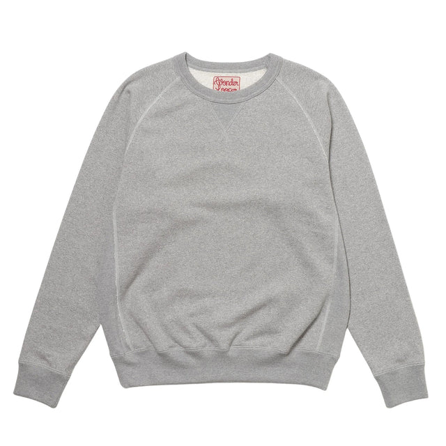 Pullover Crewneck - Super Looper French Terry - Heather Grey