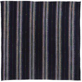 Vintage Kimono Silk Pocket Square - Navy