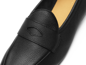 Sagan Rubber Ginkgo Loafers In Lunar Grain Calf