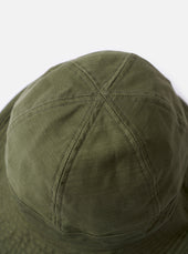 Cableami Dark Baker Back Satin Cotton Metro Hat