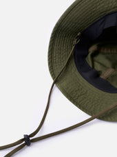 Cableami Dark Baker Back Satin Cotton Metro Hat