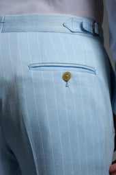 Cotton and Linen Sanità Tailored Pants
