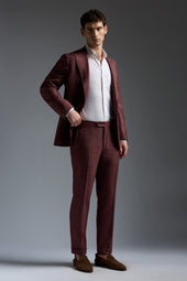 Wool Cashmere Silk and Linen Sanità Tailored Pants