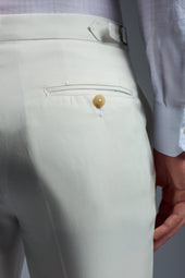 Cotton Gabardine Sanità Tailored Pants
