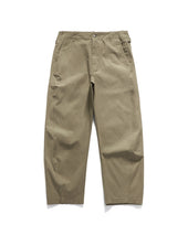CINCH BACK CURVED PANTS / SAND