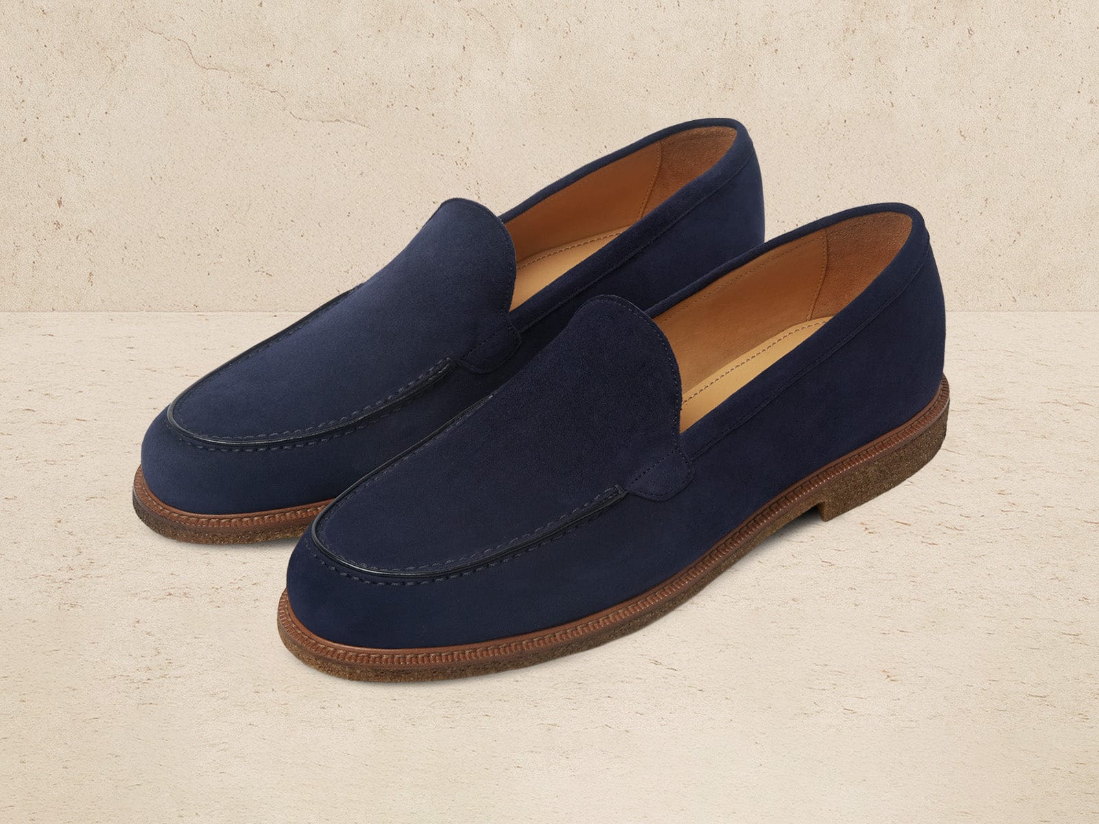 Antibes Loafers In Marina Luxe Suede