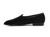 Sagan Rubber Loafers In Obsidian Asteria Suede