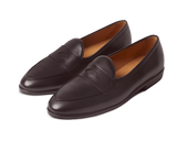 Grand Fleurus Penny Loafers In Dark Brown Noble Calf