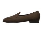 Sagan Classic Loafers In Olivine Green Asteria Suede