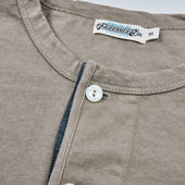 13 Ounce Henley L/S Fog