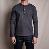 13 Ounce Henley L/S Midnight