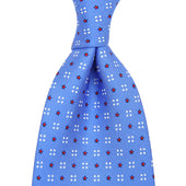 Floral Printed Bespoke Silk Tie Iii