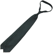 Shibumi Flower Printed Silk Tie Madder Green Hand Rolled