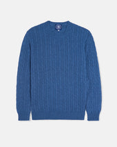 Made In Scotland Cable Knit Cashmere Sweater