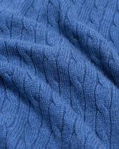 Made In Scotland Cable Knit Cashmere Sweater