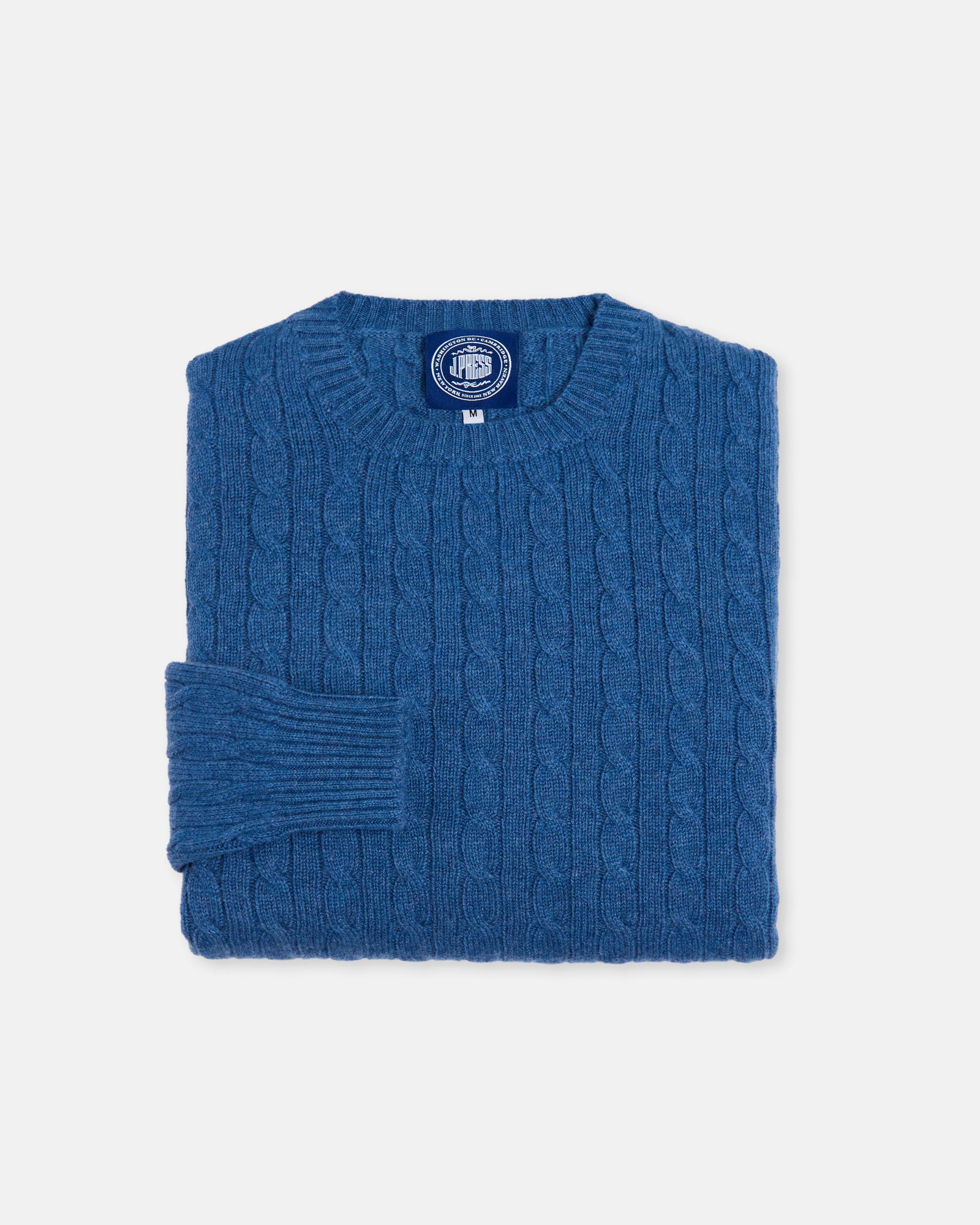Made In Scotland Cable Knit Cashmere Sweater