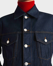 Veste Trucker En Denim De Coton