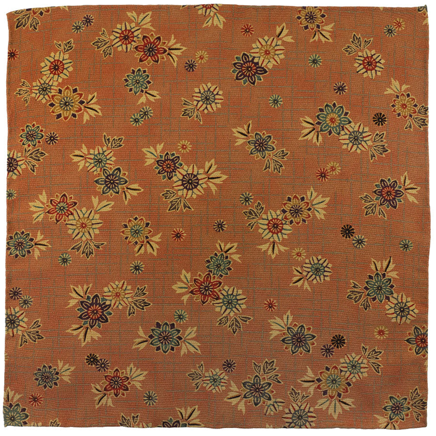 Vintage Kimono Silk Pocket Square