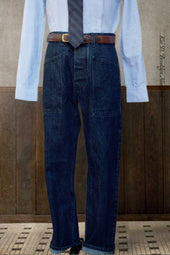 Wide Cut 15 Oz Trousers 30 32