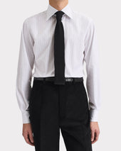 Cravate En Soie Tricot E Noire