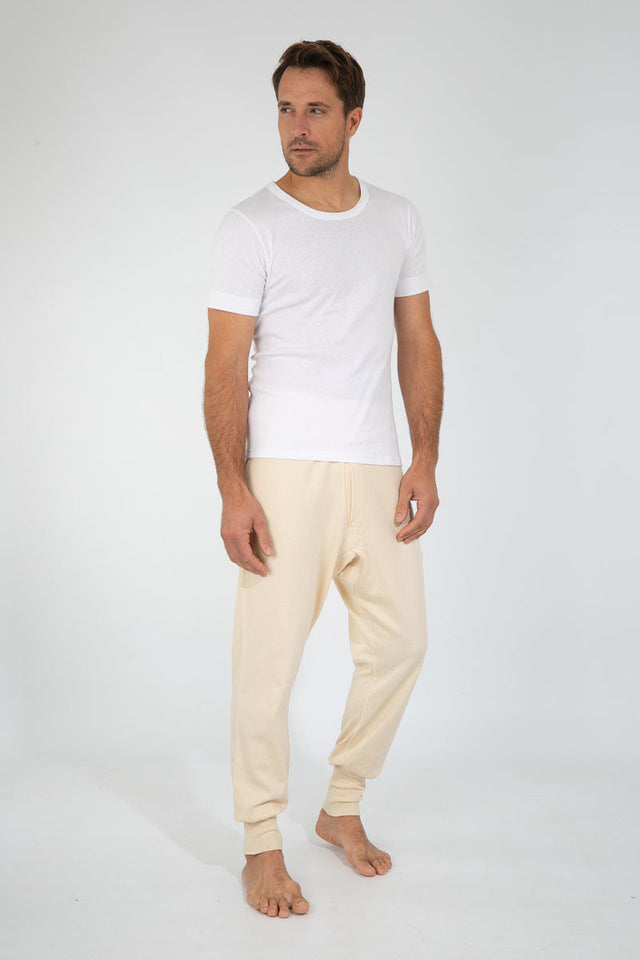 Caleçon long ceinture latex - coton