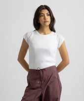Bree Capped Sleeve Tee