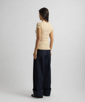 Naomi Ribbed Tee