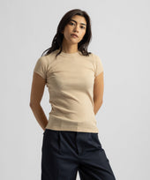 Naomi Ribbed Tee