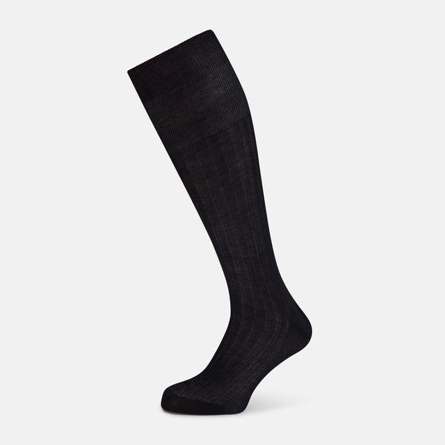 Midnight Blue Long Socks