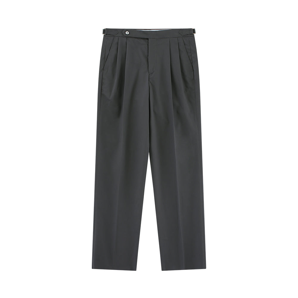 Supima Cotton Adjust 2pleats Relaxed Chino