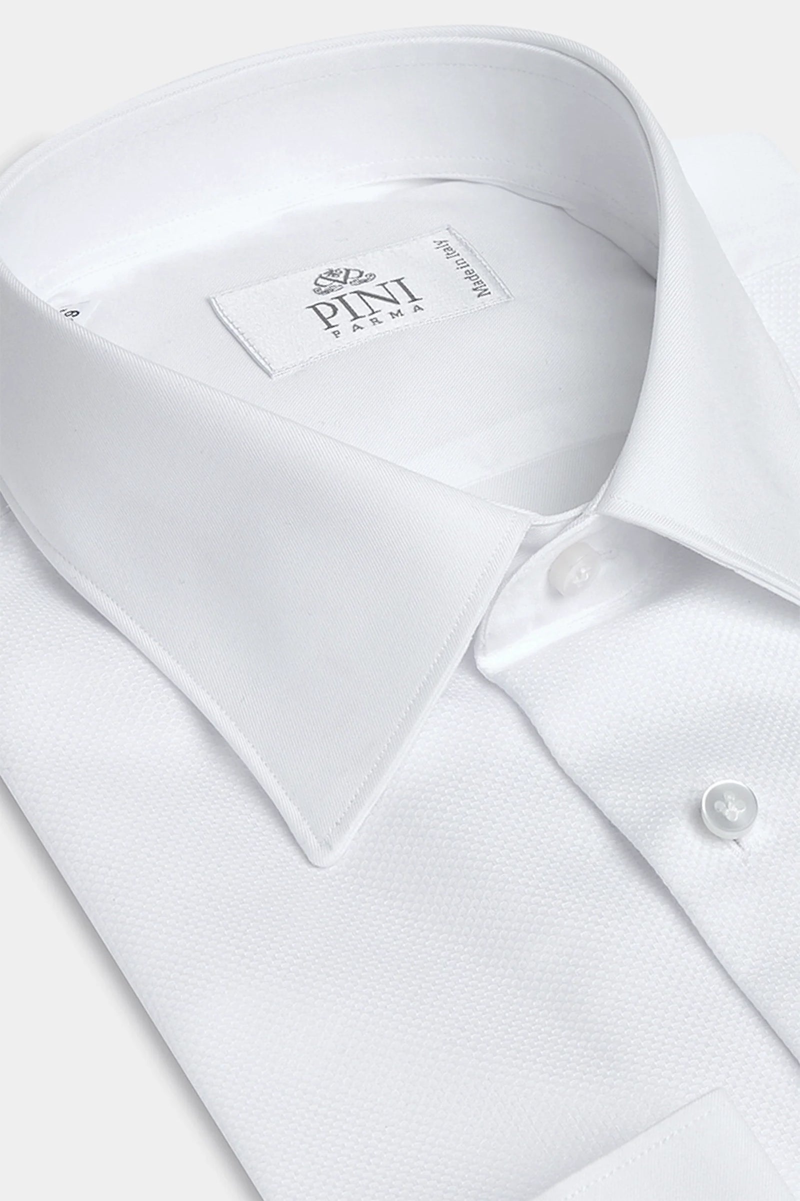 Tuxedo Piqu Bib Front Shirt Made In Italy